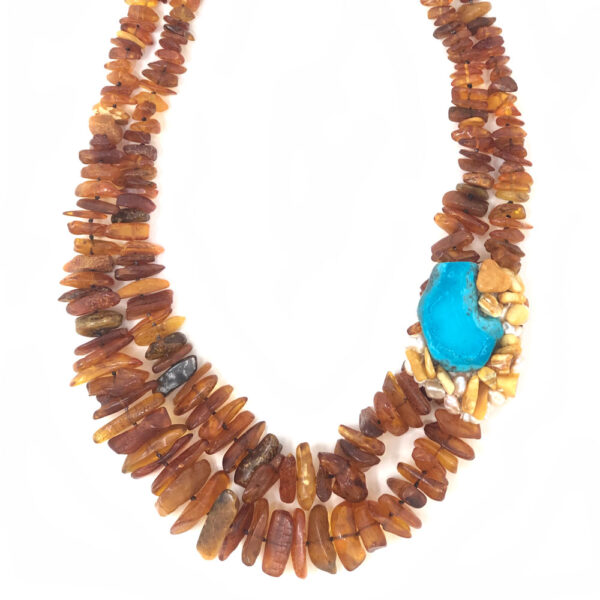 collana collezione Stone ambra naturale